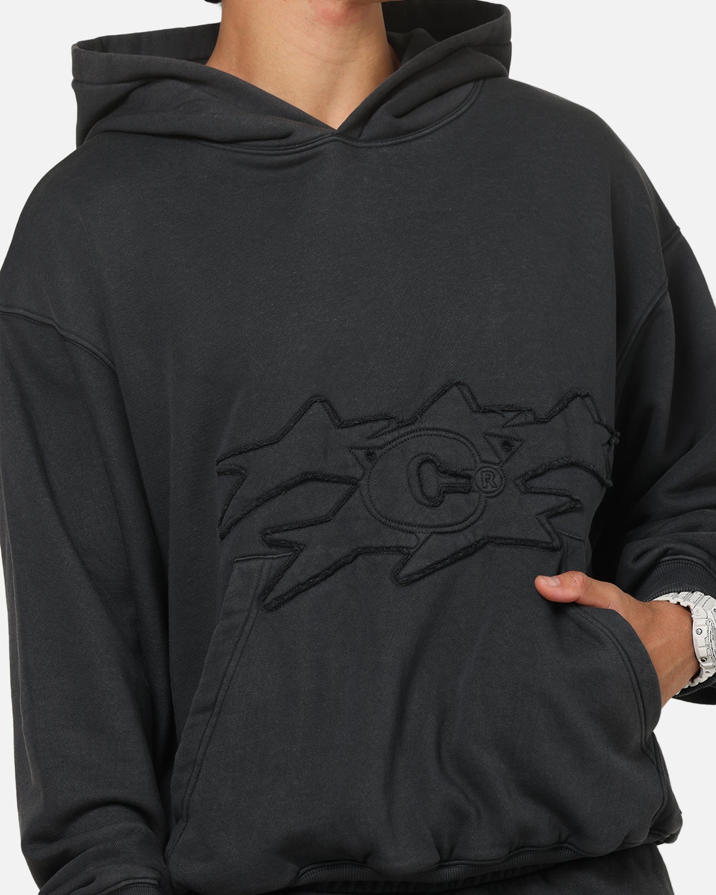 Carre Prime Hoodie Black Wash