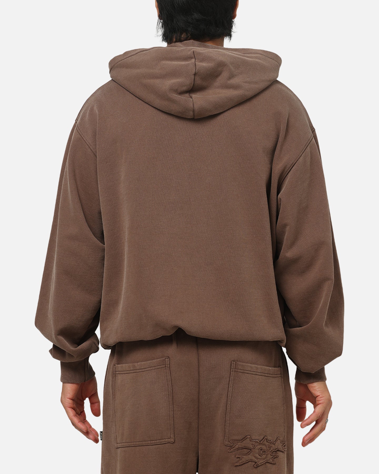 Carre Prime Hoodie Washed Brown