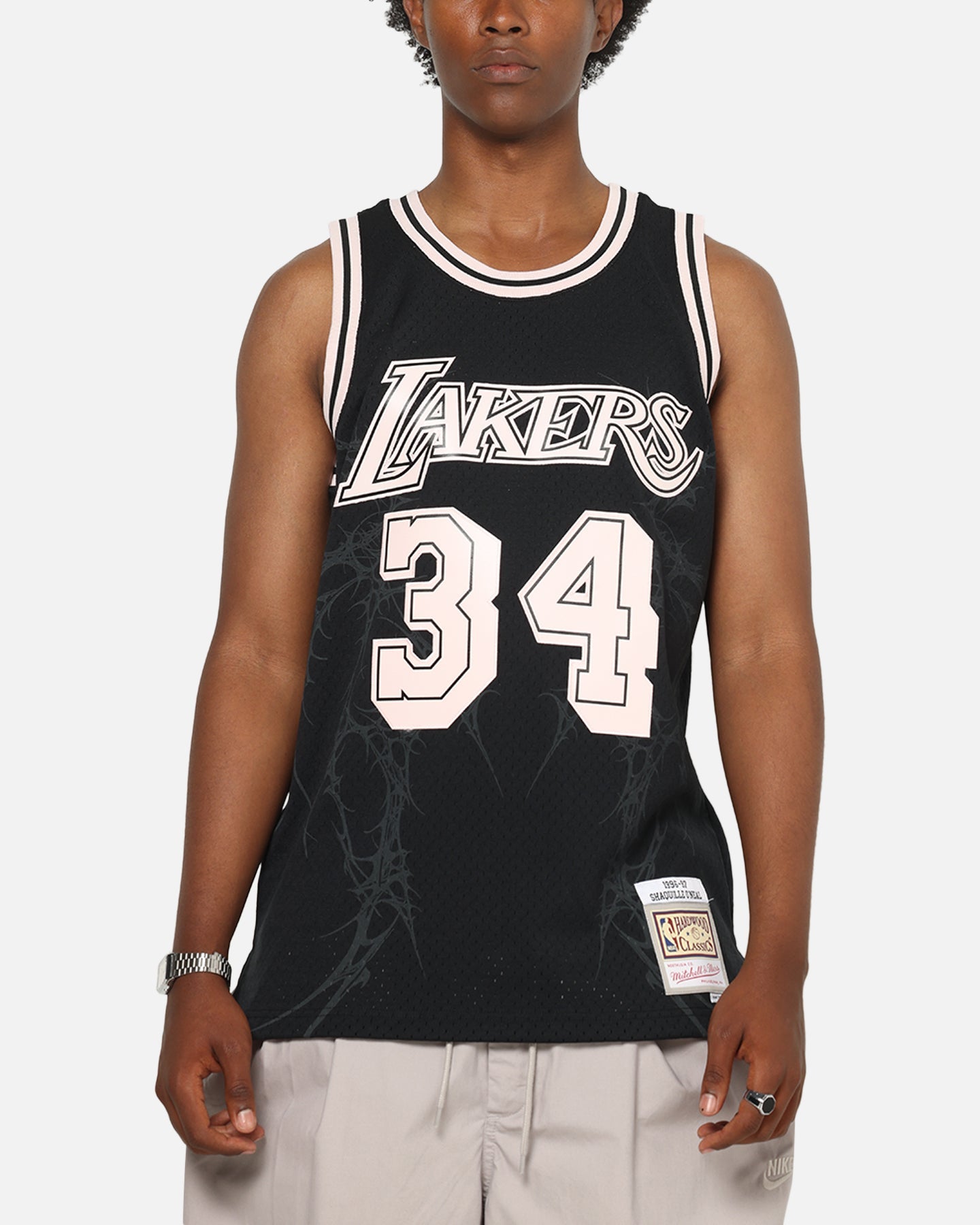 Mitchell & Ness Los Angeles Lakers Shaquille O'Neal 'Cyber' Swing Jersey Black