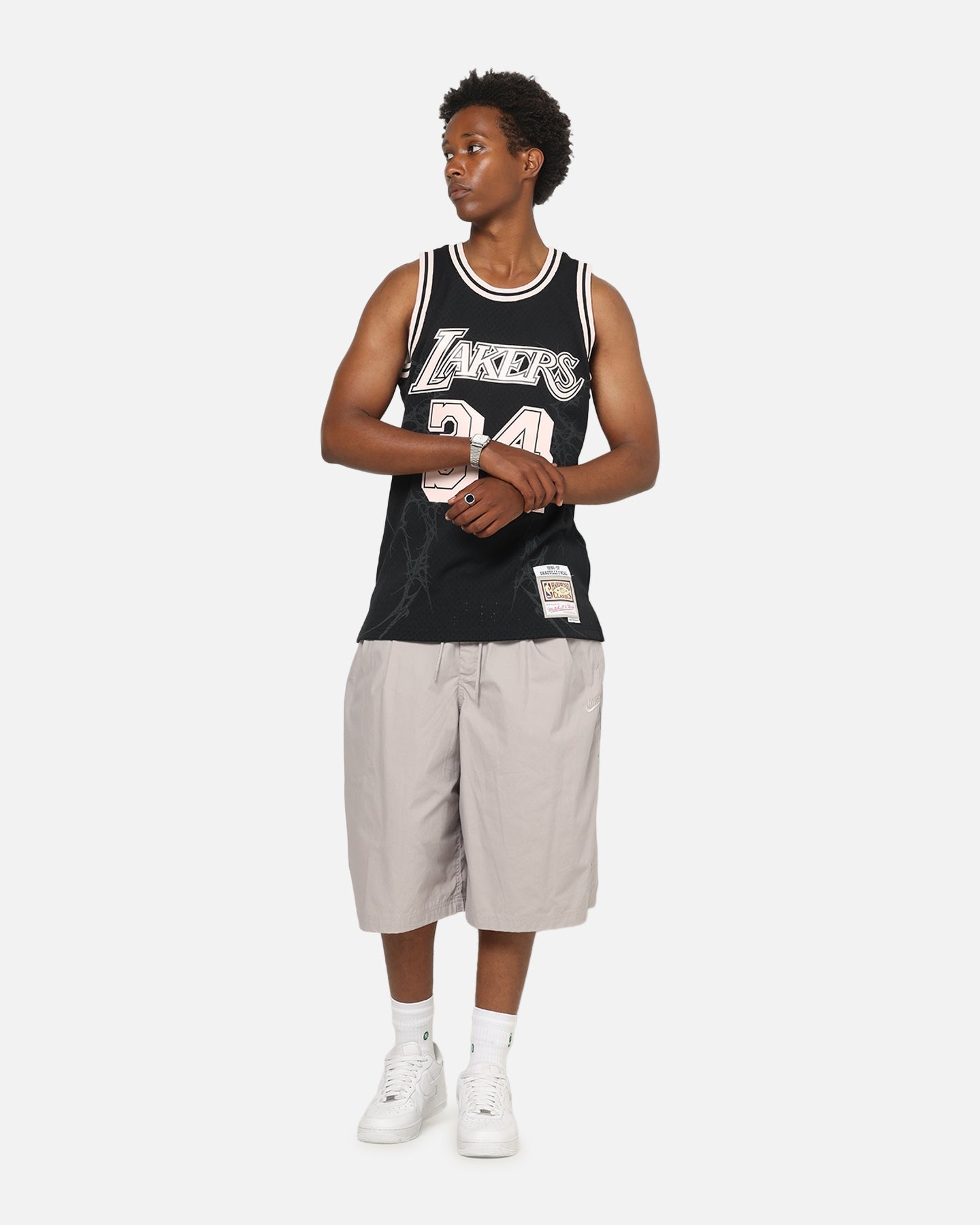 Mitchell & Ness Los Angeles Lakers Shaquille O'Neal 'Cyber' Swing Jersey Black