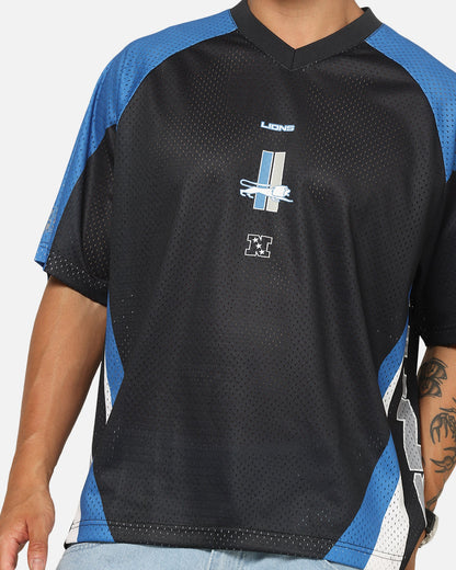 Mitchell & Ness Detroit Lions Warehouse Rave Jersey Black/Blue/White