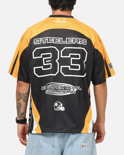 Mitchell & Ness Pittsburgh Steelers Warehouse Rave Jersey Black/Yellow