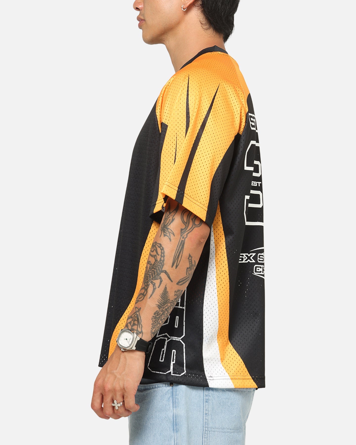 Mitchell & Ness Pittsburgh Steelers Warehouse Rave Jersey Black/Yellow