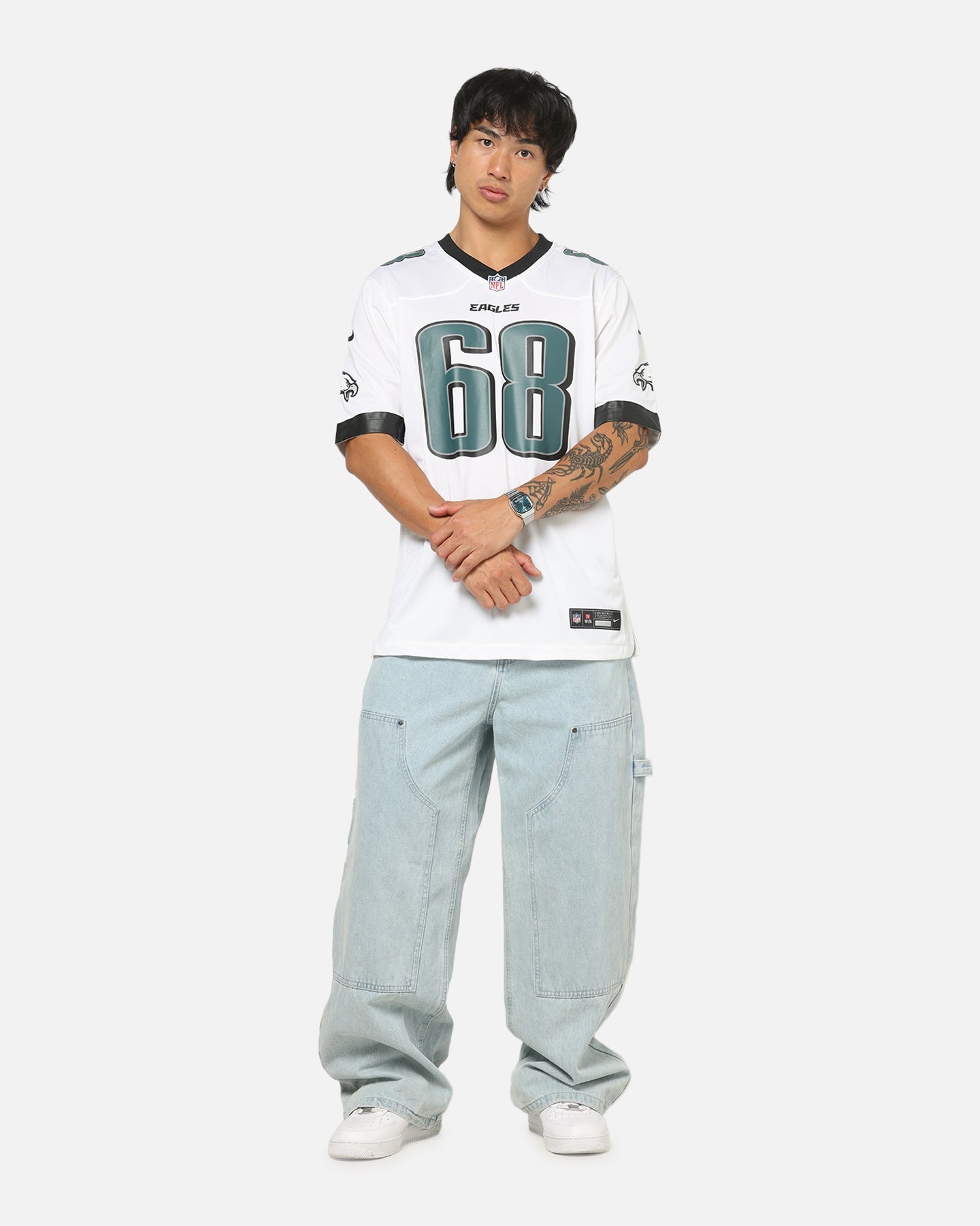 Nike Philadelphia Eagles Jordan Mailata #68 Home Game NFL Jersey White