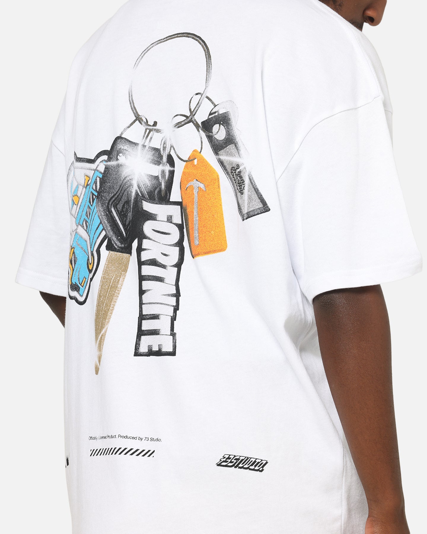 73Studio X Fortnite Thankyou Bus Driver T-Shirt White