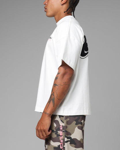 Loiter Jet Stream Chenille T-Shirt Off White