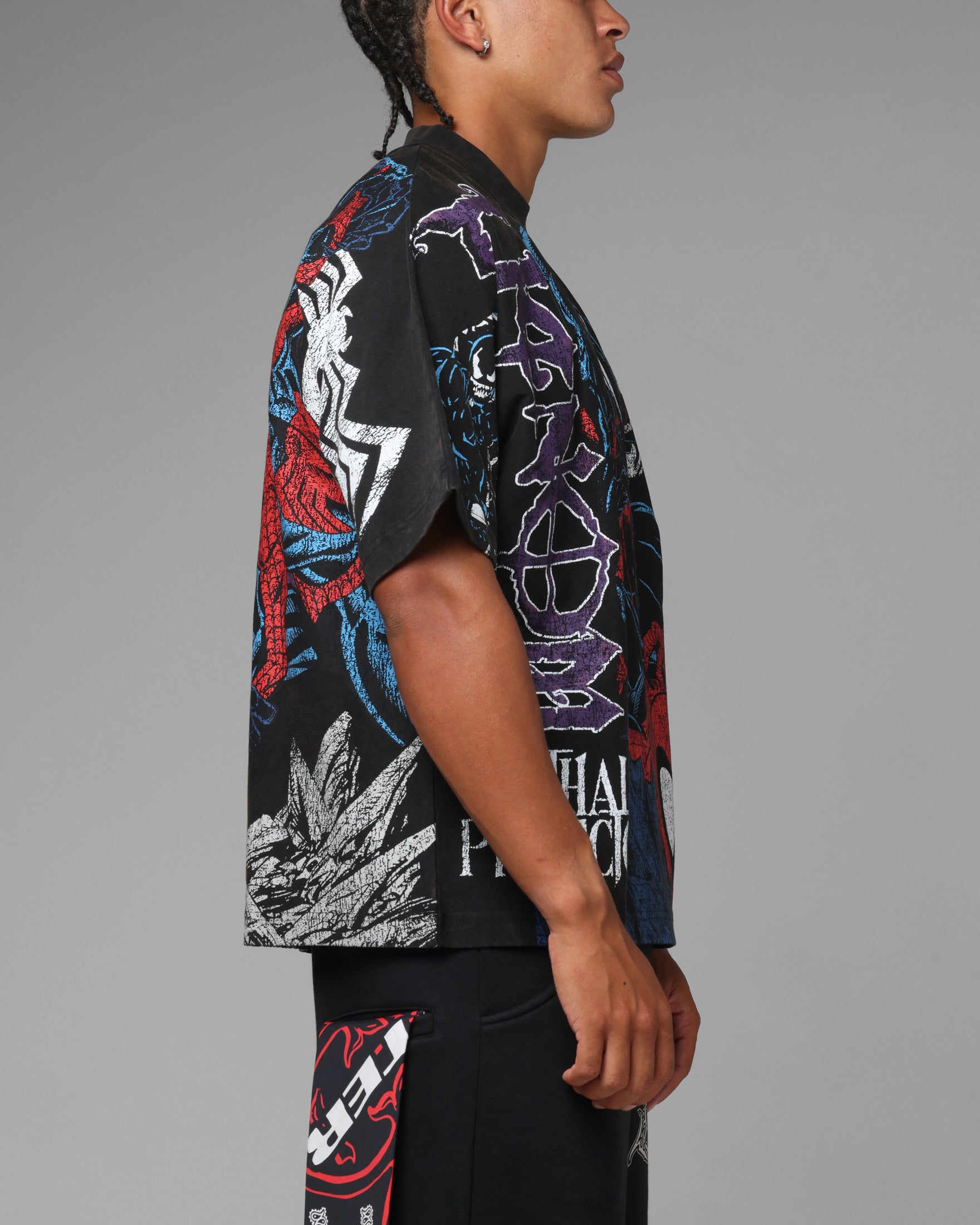 Loiter Marvel Venom Boxy T-Shirt Black