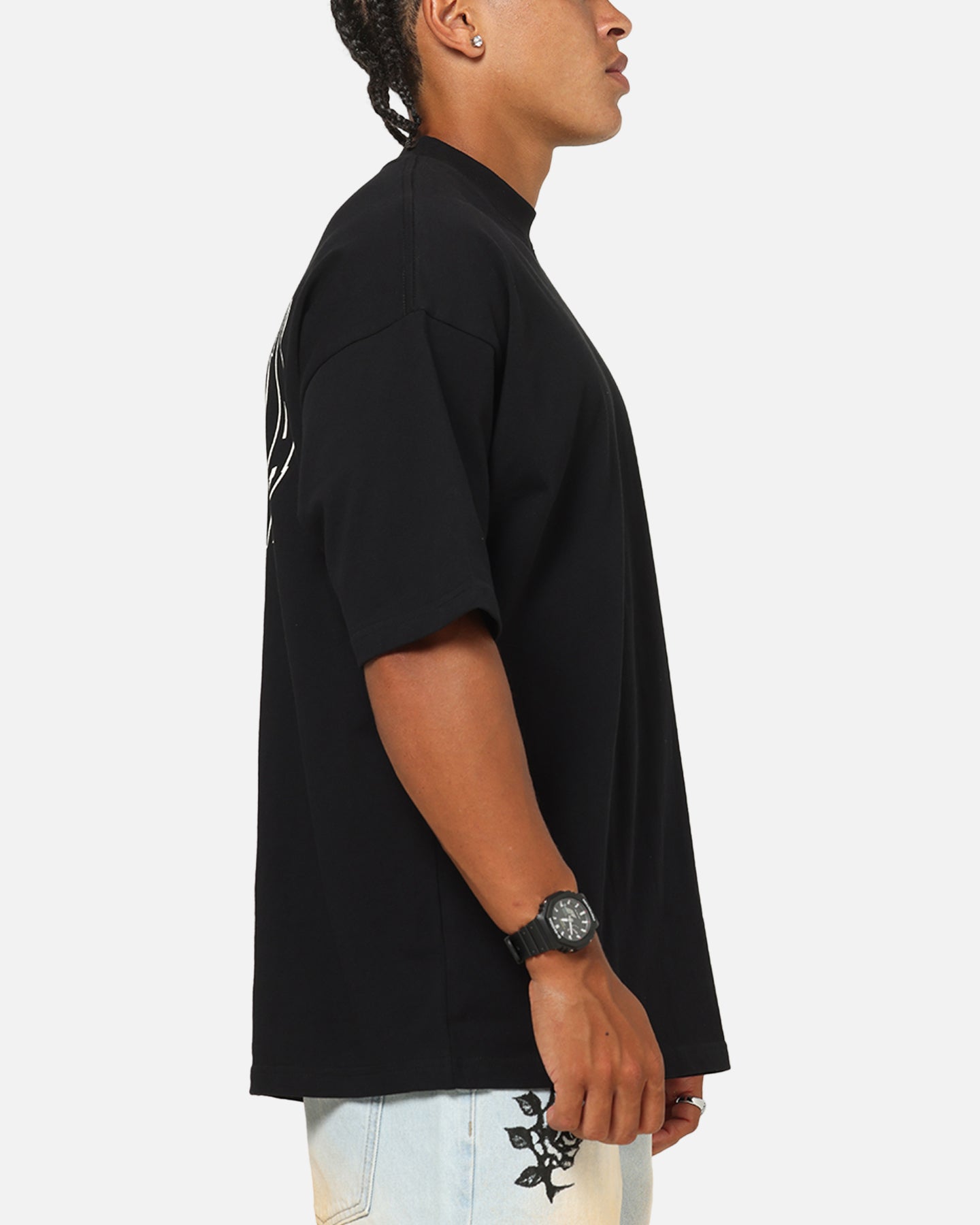 Saint Morta Global Boxy T-Shirt Black