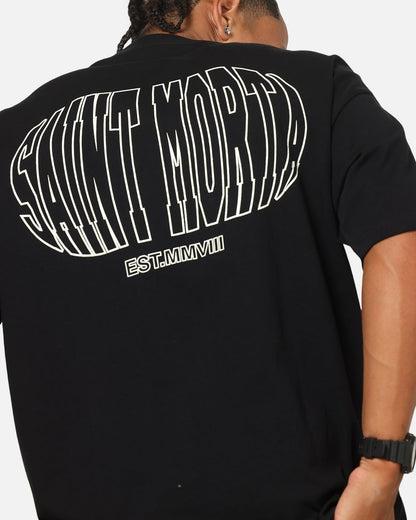 Saint Morta Global Boxy T-Shirt Black