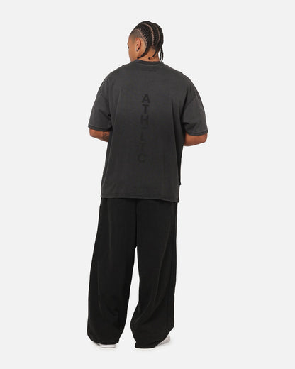 Saint Morta Athltc R3 Boxy T-Shirt Washed Black