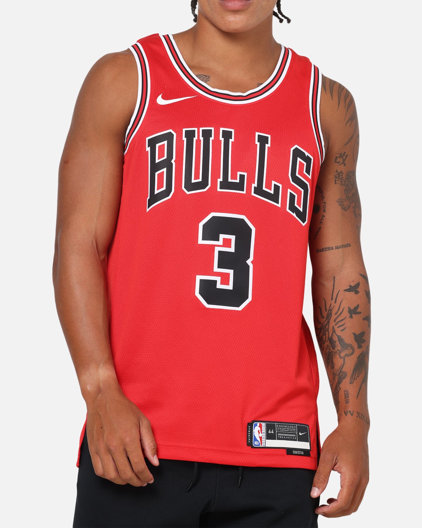 Nike Josh Giddey Chicago Bulls #3 Icon Edition Nike Dri-FIT NBA Swingman Jersey University Red