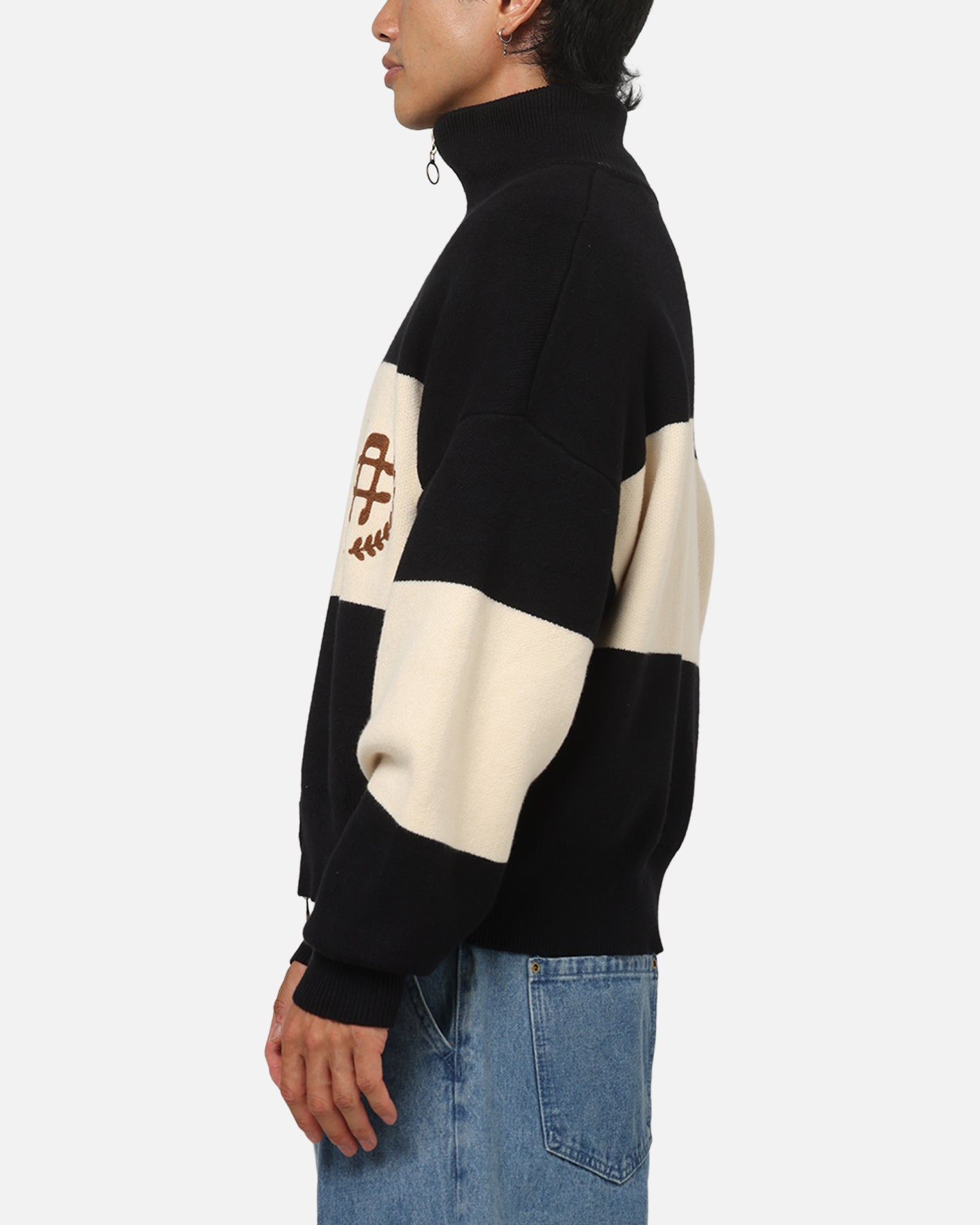 Carre Legacy Knitted Jumper Black/Off White