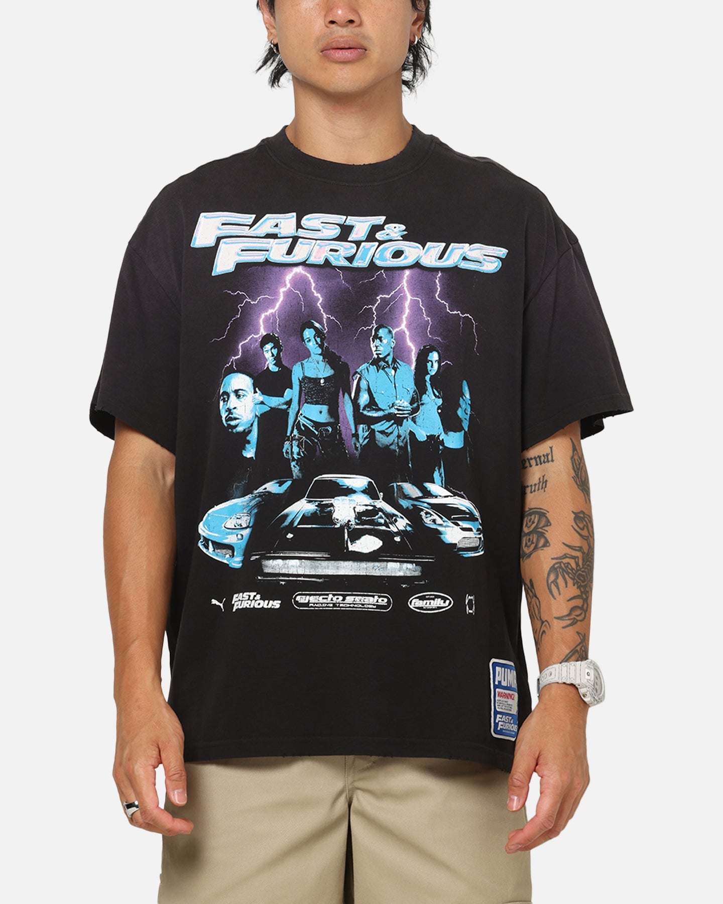 Puma X Fast & Furious II Basketball T-Shirt Black