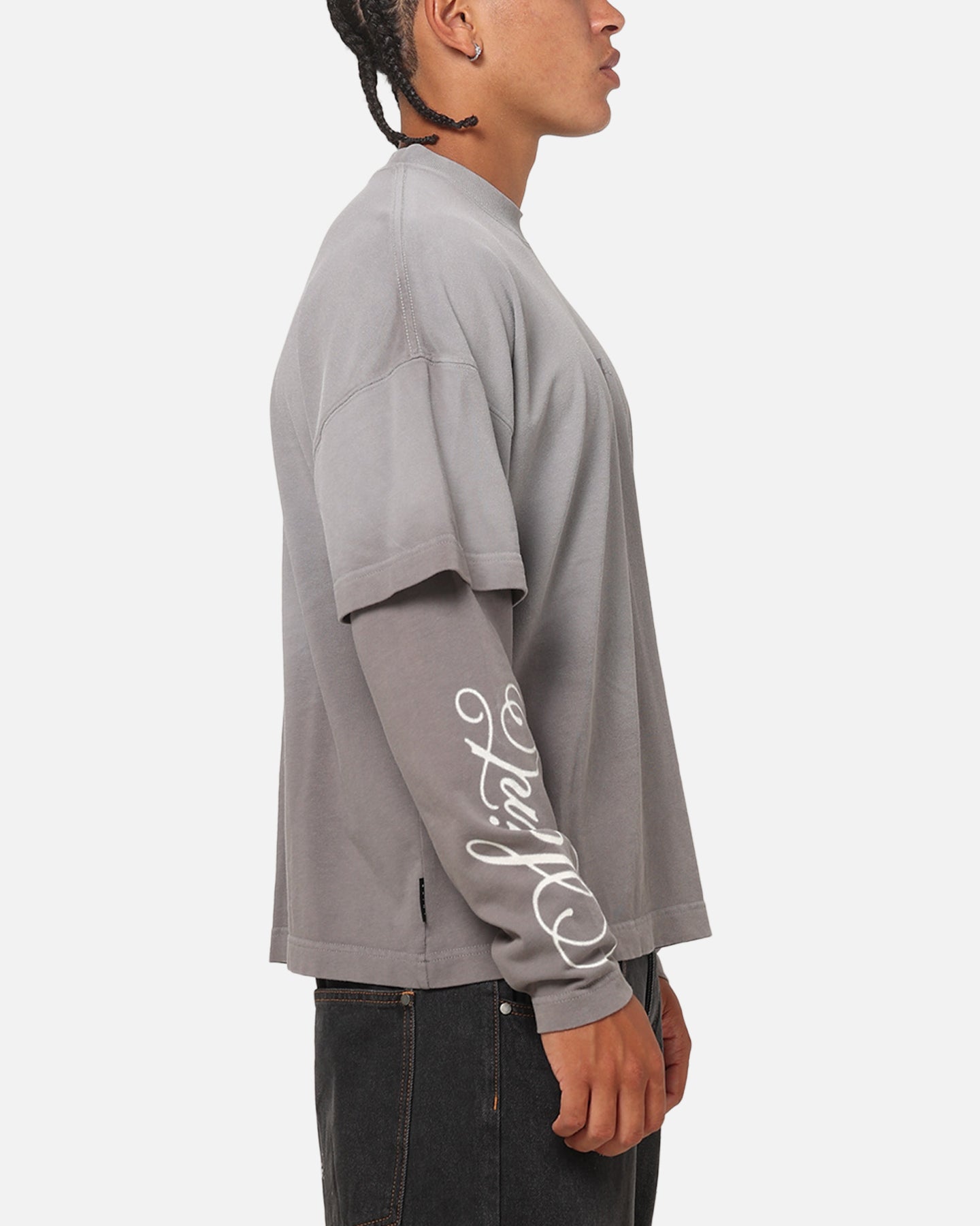 Saint Morta Divine Regiment Long Sleeve T-Shirt White/Grey