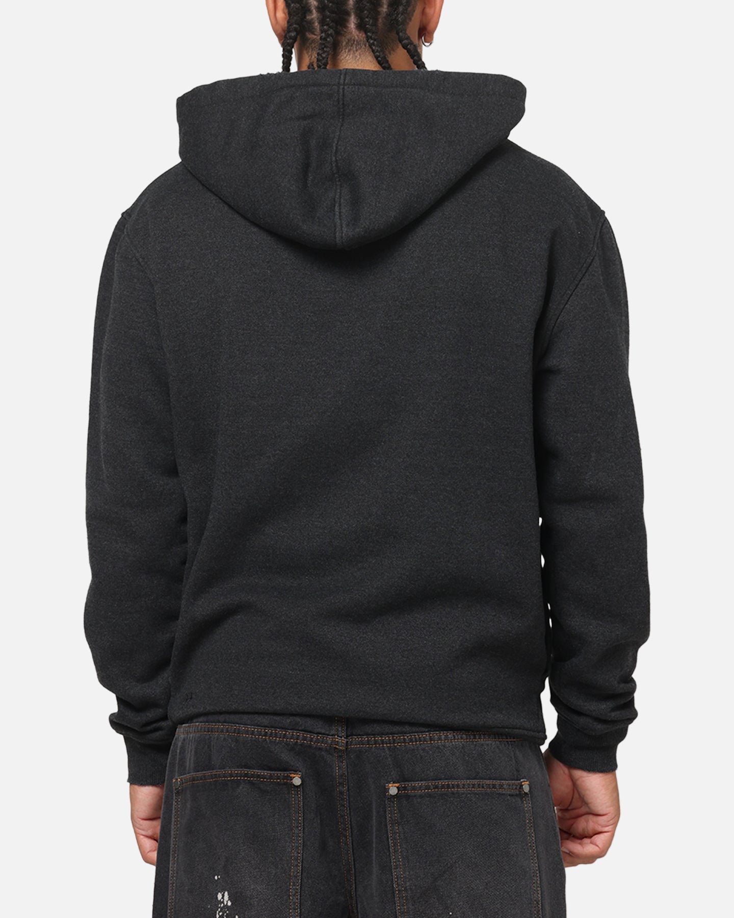 Saint Morta Heavens Kitchen Boxy Hoodie Black Wash