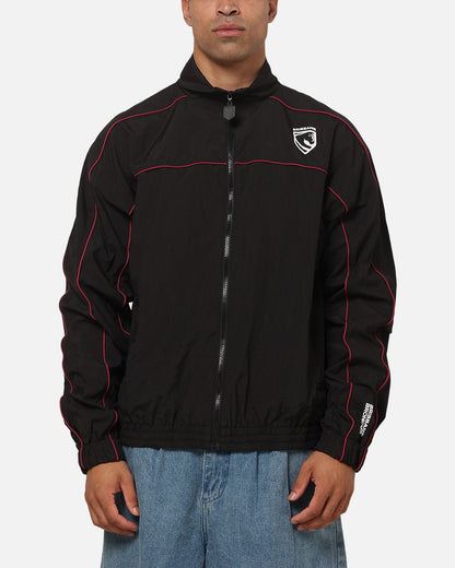 Bleacher Athletic Brisbane Broncos NRL Midweight Spray Jacket Black