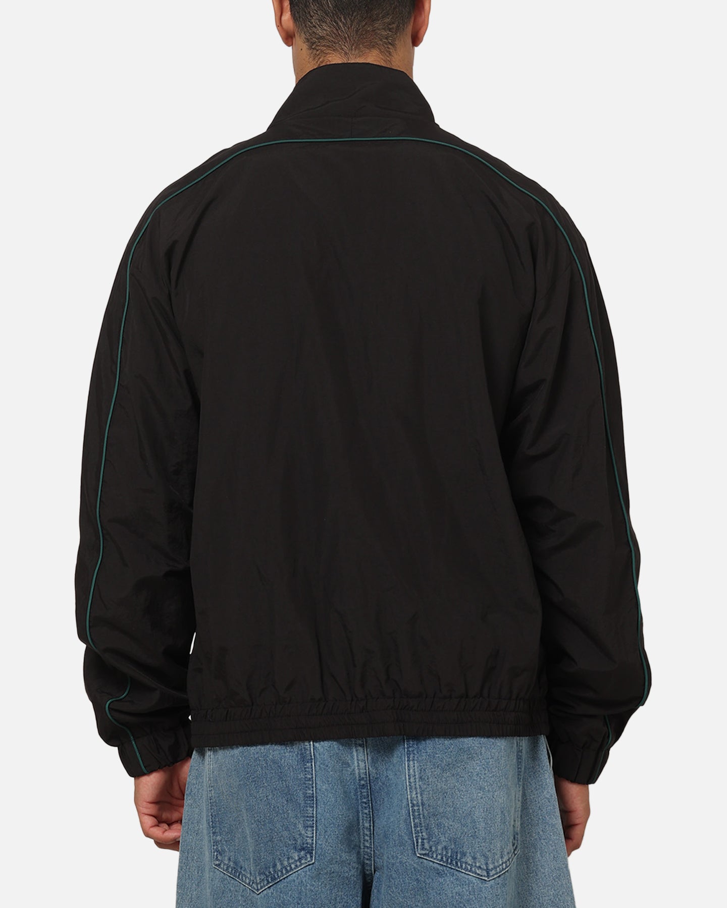 Bleacher Athletic South Sydney Rabbitohs NRL Midweight Spray Jacket Black