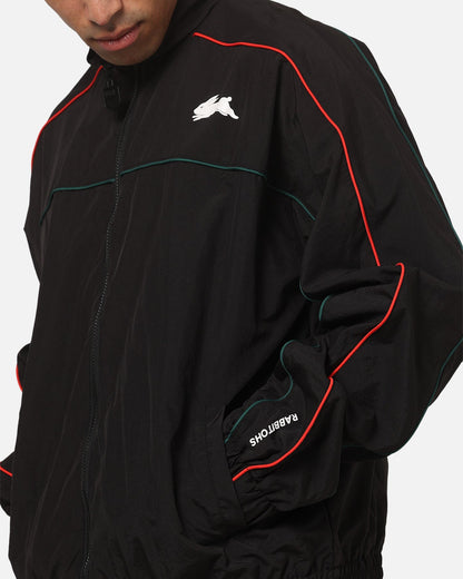 Bleacher Athletic South Sydney Rabbitohs NRL Midweight Spray Jacket Black
