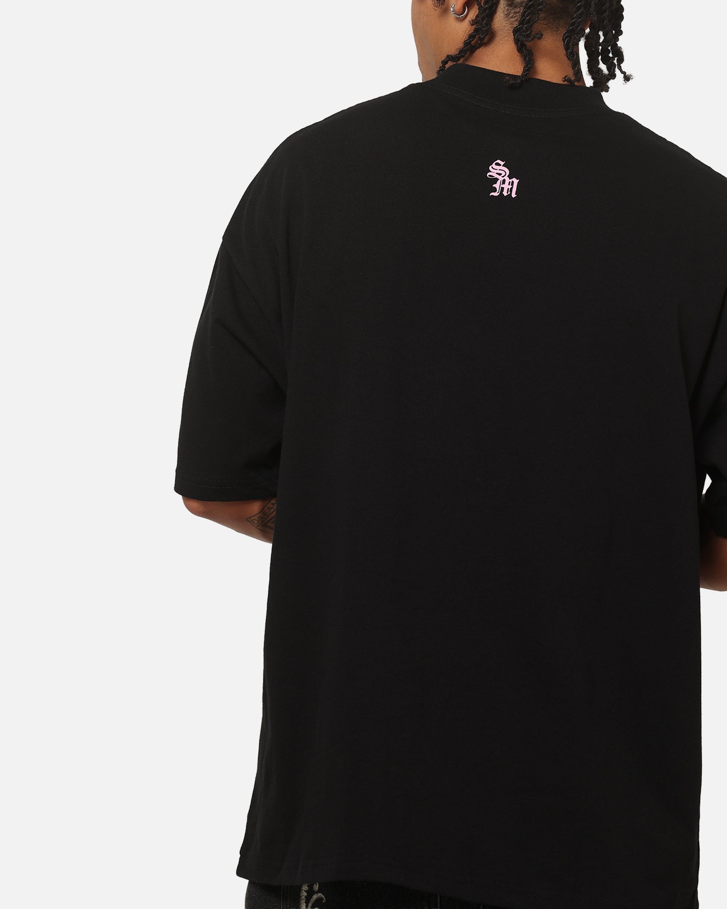Saint Morta Speed Racing Boxy T-Shirt Black/Pink