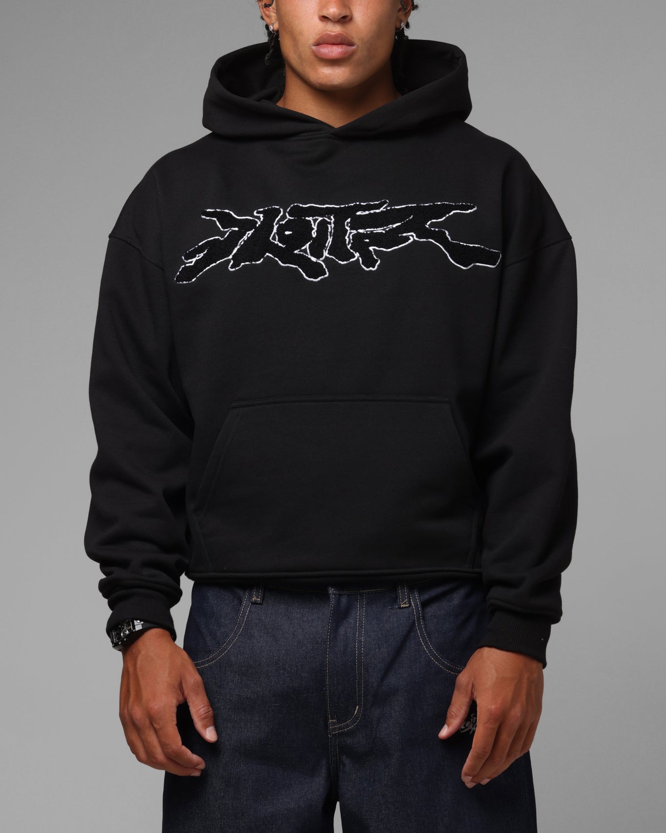 Loiter Global Hoodie Black
