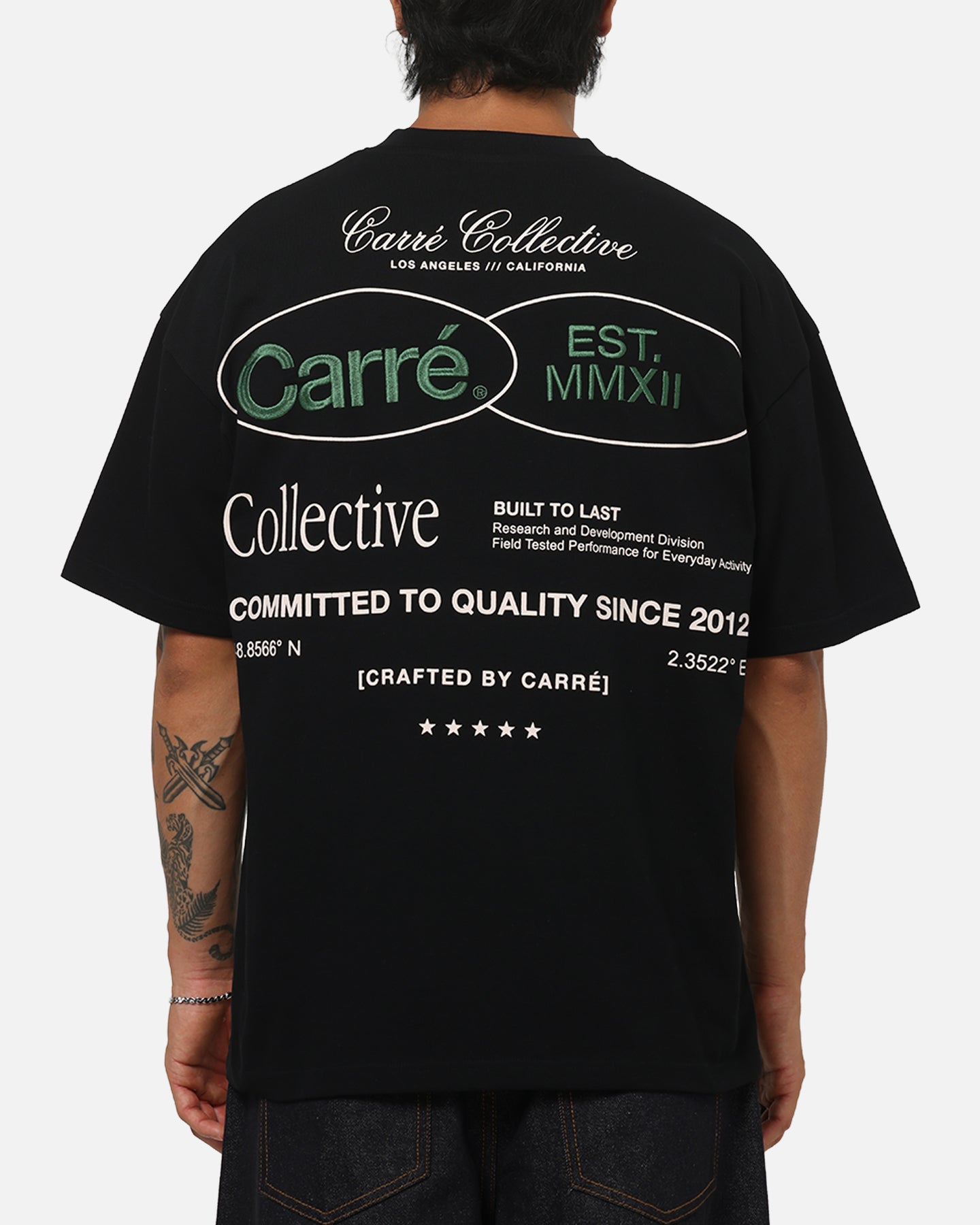 Carre Mmxii T-Shirt Black