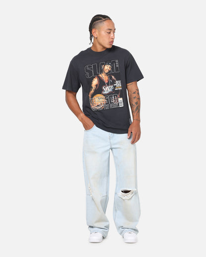 Mitchell & Ness Allen Iverson Slam T-Shirt Washed Black