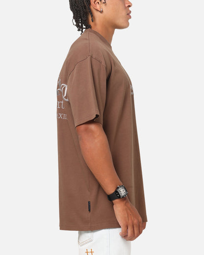 Saint Morta The Cross Boxy T-Shirt Washed Brown