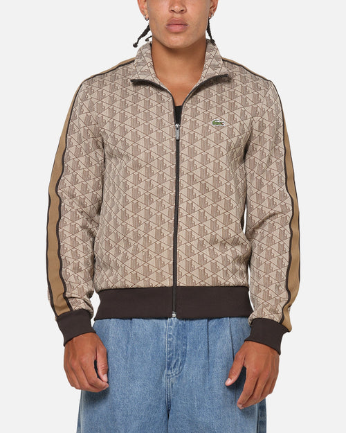 Lacoste Monogram Track Jacket Crossiant/Cookie