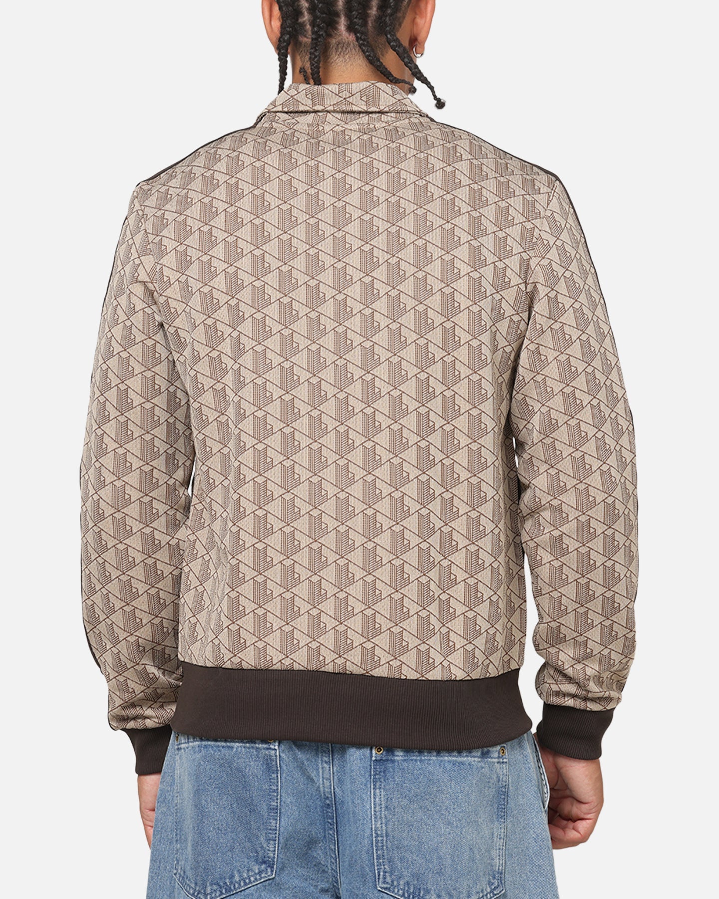 Lacoste Monogram Track Jacket Crossiant/Cookie