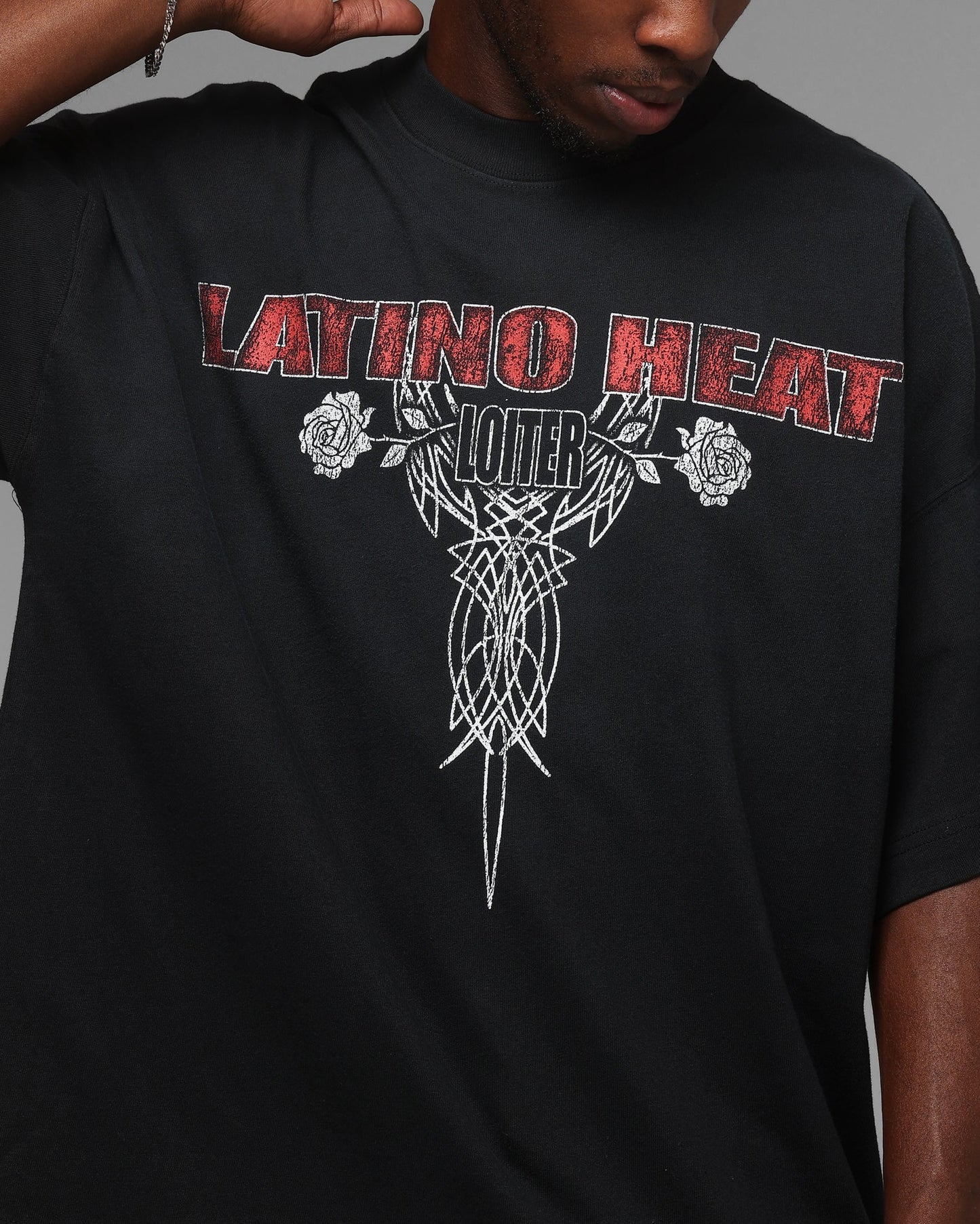 Loiter X WWE Eddie Guerrero Vintage T-Shirt Black