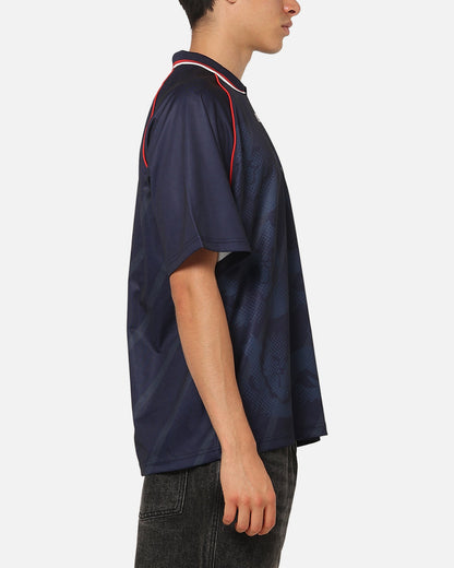 Majestic Athletic England Mesh Jersey Navy