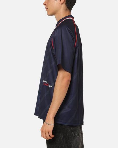 Majestic Athletic England Mesh Jersey Navy