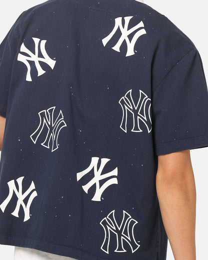 Majestic Athletic New York Yankees Splat Baseball T-Shirt Indigo