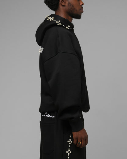 Loiter Pearl Zip Hoodie Black
