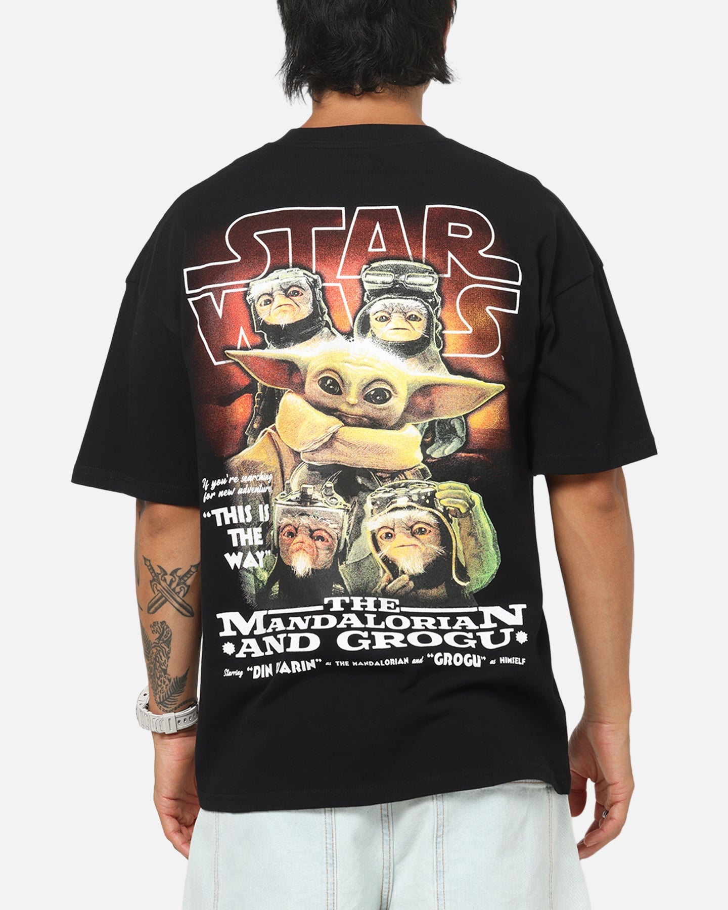 73Studio Star Wars This Is The Way T-Shirt Black