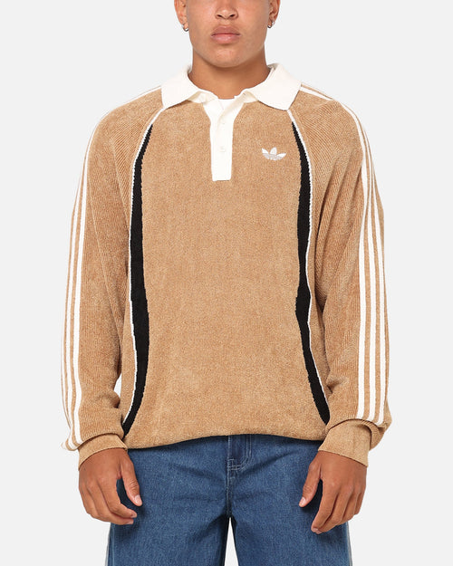 Adidas Retro Remix Teamgeist Long Sleeve Polo Cardboard