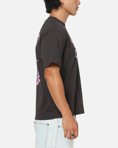Market Smiley Old School T-Shirt Washed Black