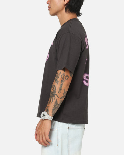 Market Smiley Old School T-Shirt Washed Black