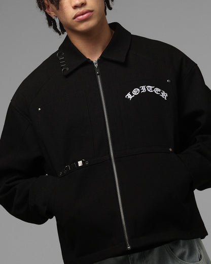 Loiter Compound Biker Jacket Black