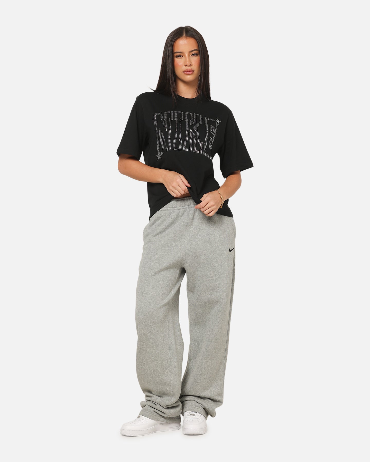 Nike Women's Sportswear Classic Boxy Loose T-Shirt Black