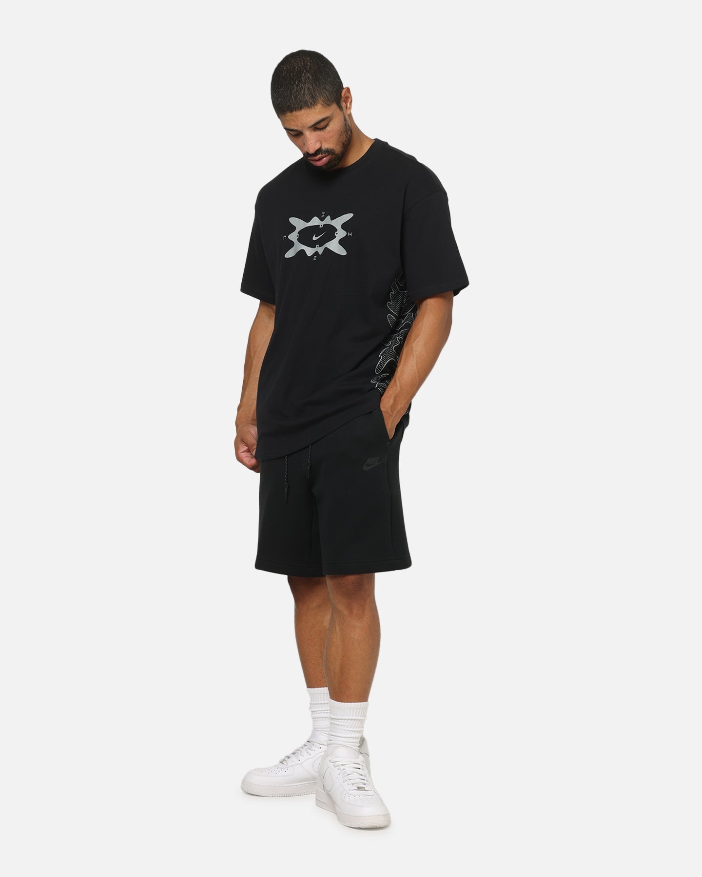 Nike Sportswear Reflective Cycle T-Shirt Black