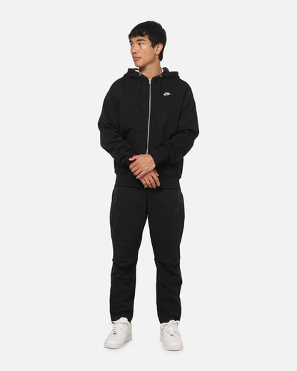 Nike Sportswear Club Fleece Full-Zip Hoodie Black/Black/White