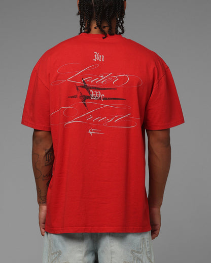 Loiter Devotion T-Shirt Red