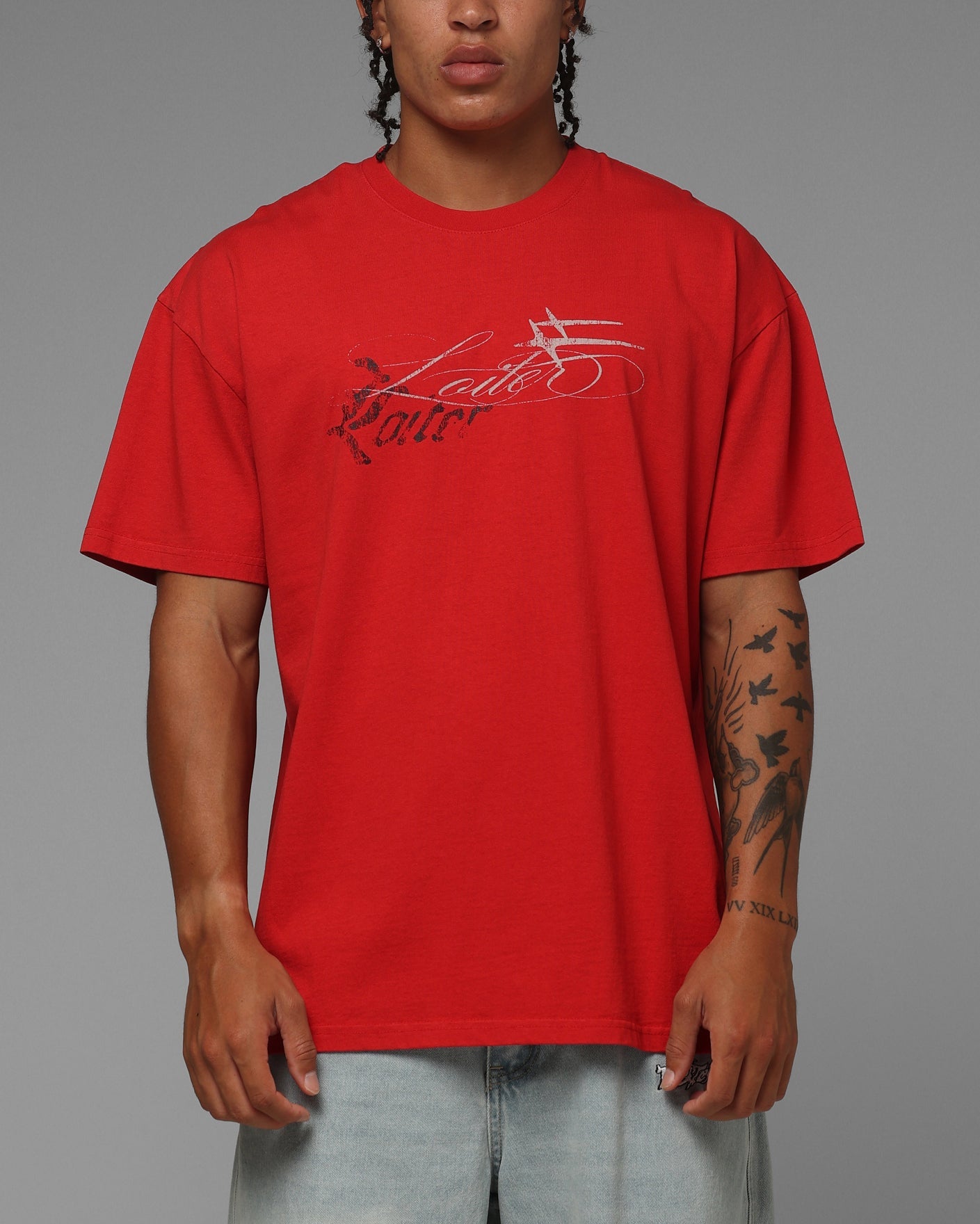 Loiter Devotion T-Shirt Red