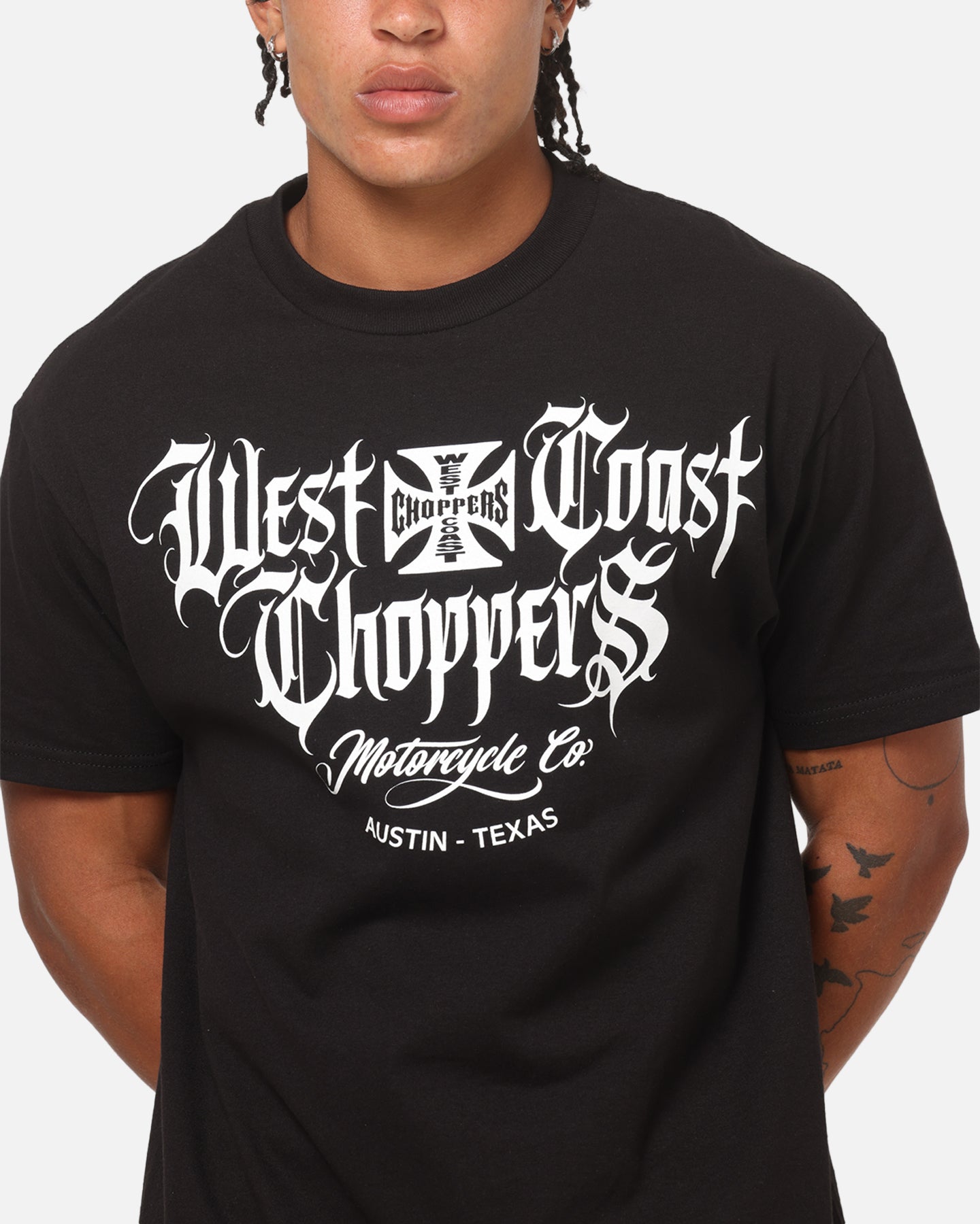 West Coast Choppers Gothic Logo T-Shirt Black
