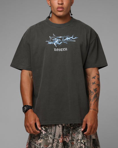 Loiter Frontier T-Shirt Black Wash