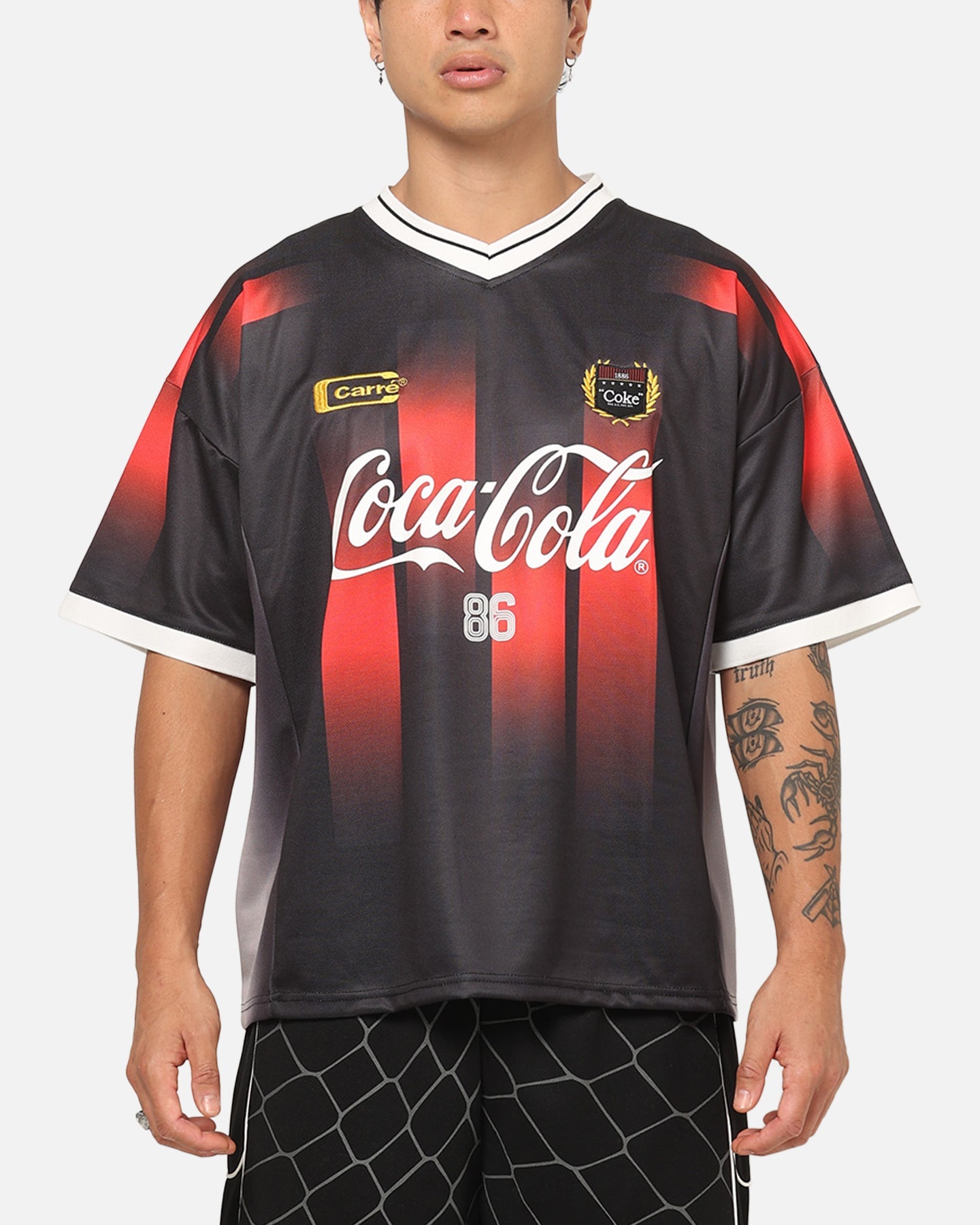 Carre Carré X Coca Cola Legacy Stripped Jersey Black/Red