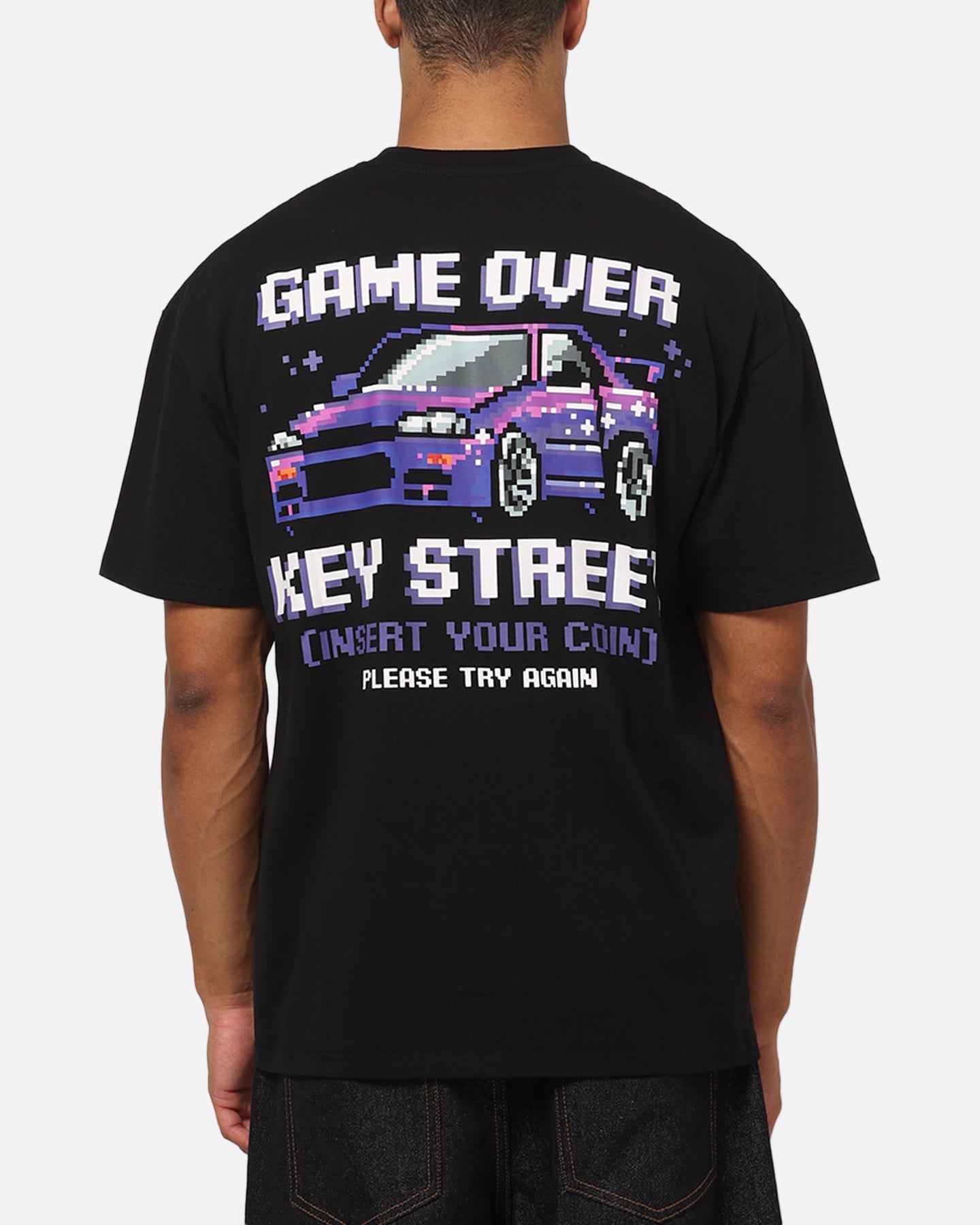 Key Street 16 Bit Heavy T-Shirt Black