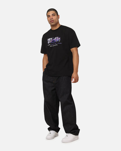 Key Street 16 Bit Heavy T-Shirt Black