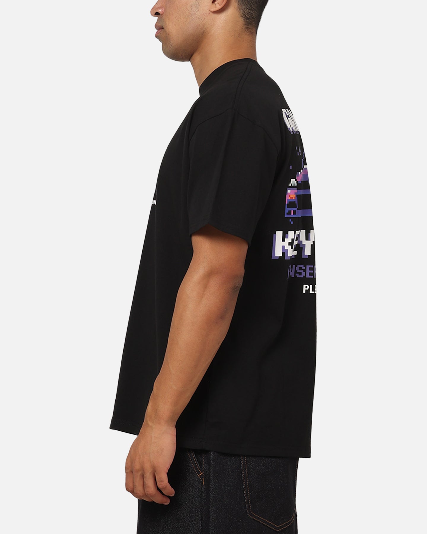 Key Street 16 Bit Heavy T-Shirt Black